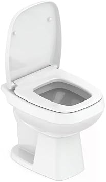 Celite Kit Bacia Convencional, Assento Polipropileno Soft Close e Complementos de Instalação City, Cor: Branco