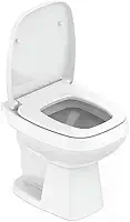 Celite Kit Bacia Convencional, Assento Polipropileno Soft Close e Complementos de Instalação City, Cor: Branco