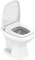 Celite Kit Bacia Convencional, Assento Polipropileno Soft Close e Complementos de Instalação City, Cor: Branco