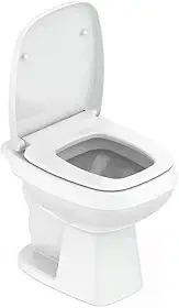 Celite Kit Bacia Convencional, Assento Polipropileno Soft Close e Complementos de Instalação City, Cor: Branco