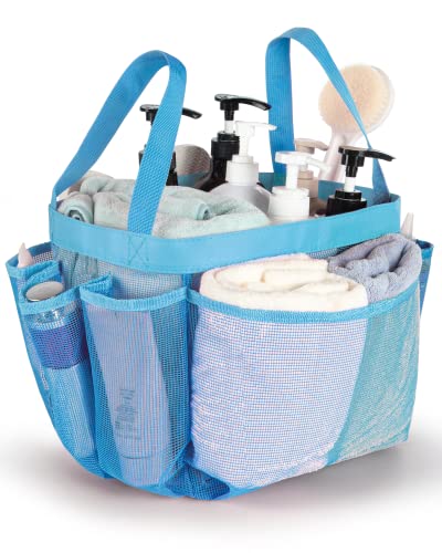 galasily Blue Shower Caddy Portable for College Dorm...