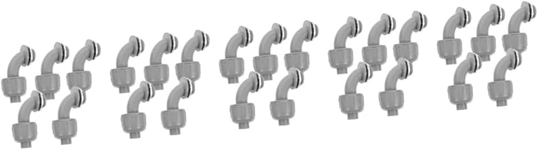 OSALADI Conector De Cabo De 25 Peças Conectores De Cabo Conectores De Fio Conector Estanque A Líquido De 1/2 Polegada Aderência De 90 Graus Encaixe De Ângulo De Conduíte Elétrico