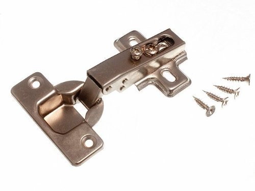 1 Pair of Steel Screw ON Cabinet Hinges C/Form Slide ON F/0 35MM 95°