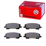 ZIMMERMANN Juego de pastillas de freno Trasero con avisador acústico de...