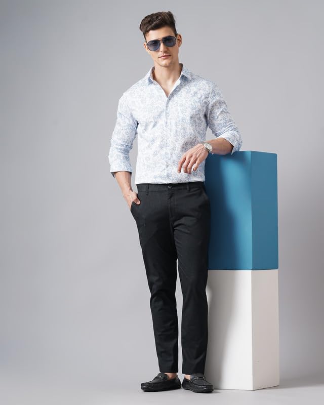 Image of British Club 98% Cotton, 2% Elastane Men's Slim Fit Low-Rise Chinos | Modern Design | Stretch Fabric for Comfort | Versatile for Casual and Semi-Formal Occasions | Durable Brown