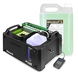 Contrôle total et connectivité pro – Compatible DMX 512 (8 canaux), modes automatique, musical et maître/esclave. Télécommandes filaire et sans fil incluses, ainsi qu’un panneau LCD intuitif pour un réglage rapide et précis.