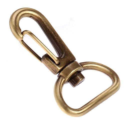 Cotowin 3/4-Inch Antique Brass Curved Lobster Clasps Swivel Trigger Clips Snap (Pack Of 20) #TOP25