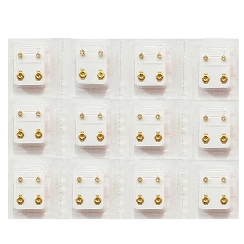 Studex Surgical Steel Ear Piercing Studs, 3mm, 12 Pair April Stone Set3