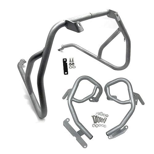 Barre protection moteur robuste en finition argent pour cadre BMW G310R