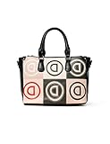 Serie: Logo Patch Desigual Damen Bols_Logo Patch Safi Henkeltasche Beige (Beige)