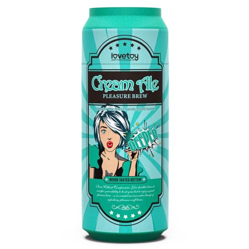 Lovetoy Pleasure Brew Cream Ale Mouth Masturbateur Nu/Green Ø7,8 x19,8 cm