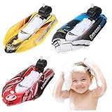 Utilisation polyvalente : ces mini bateaux de bain gonflables sont parfaits pour n'importe quel environnement aquatique, que ce soit dans une baignoire, une piscine ou à la plage..Leur fonction de remontage maintient les enfants occupés et encourage les jeux aquatiques imaginatifs.