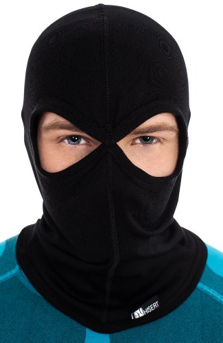 Hisert Hombre Pasamontañas Coolmax Termoactiva HR 39 (Negro, XL/XXL)