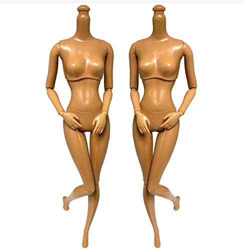 DIY OOAK Replacement Doll Body “E” Jointed Articulated 2ct Doll Making Caramel (E)