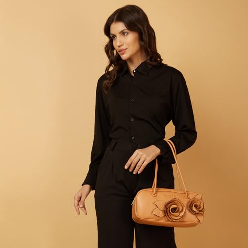 Image of Caprese Bloom Baguette Medium Shoulder and Handheld Bag|Chic, Versatile Design for Everyday Use, Stylish Handbag for Casual or Formal Occasions, Perfect for Work, Travel, and Special Events