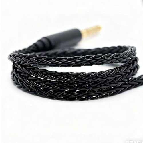 Cable MMCX 3.5MM con cobre plateado para auriculares miniatura 1