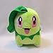 Chikorita Plüschtiere 16Cm lebensechte Cartoon gefüllte Puppen Tiere Geburtstagsgeschenke Schlafzimmer Büro Deko