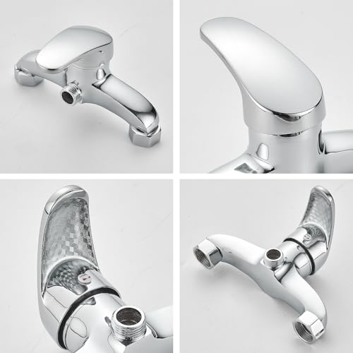 Mitigeur douche monocommande à réglage de température précis argenté - 5