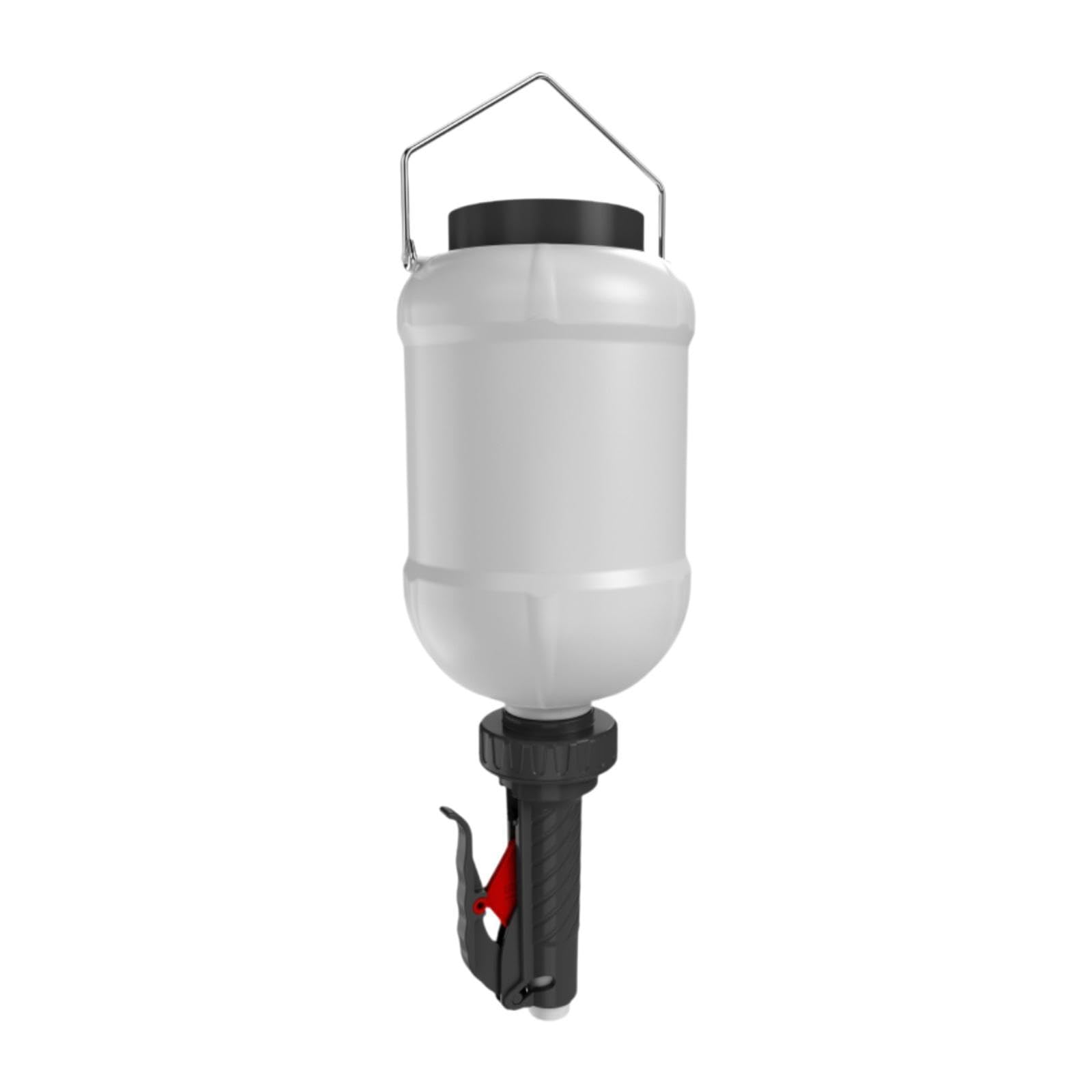 Gralara Stazione per condimenti con flacone comprimibile da 3 litri, dispenser di ketchup, Nero