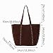 Imagen de Generisch Bolso shopper para mujer con aspecto de ante con tachuelas