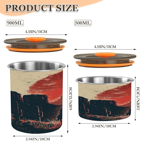 Envase para café hermético acero inoxidable 500 ml miniatura 2