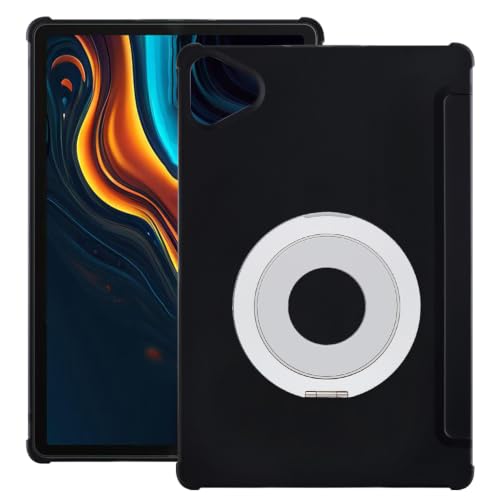 Coque Alldocube iPlay 70E et support de bureau de protection noir argent