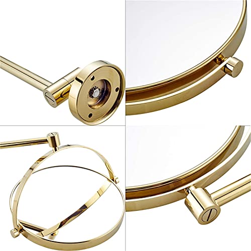 Miroir de rasage double face 8 pouces extensible et orientable à 360 - 8