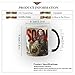 Aigori Walking Dead Coffee Mug - Gift for Fans Who Like Negan - Color Changing Ceramic Coffee Mug(11oz) - TWD Gifts for Halloween Christmas Birthday Men Women Mother Father Friends (1PC)
