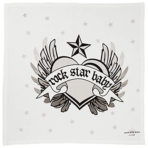Novatex GmbH Rock Star Baby Stoffwindel Schnuffeltuch 120 x 120 cm - Wings