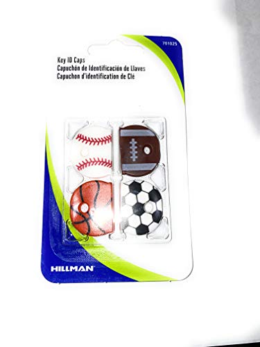 Capuchons de clé de sport Hillman (lot de 5) pour l'organisation de vos clés au quotidien