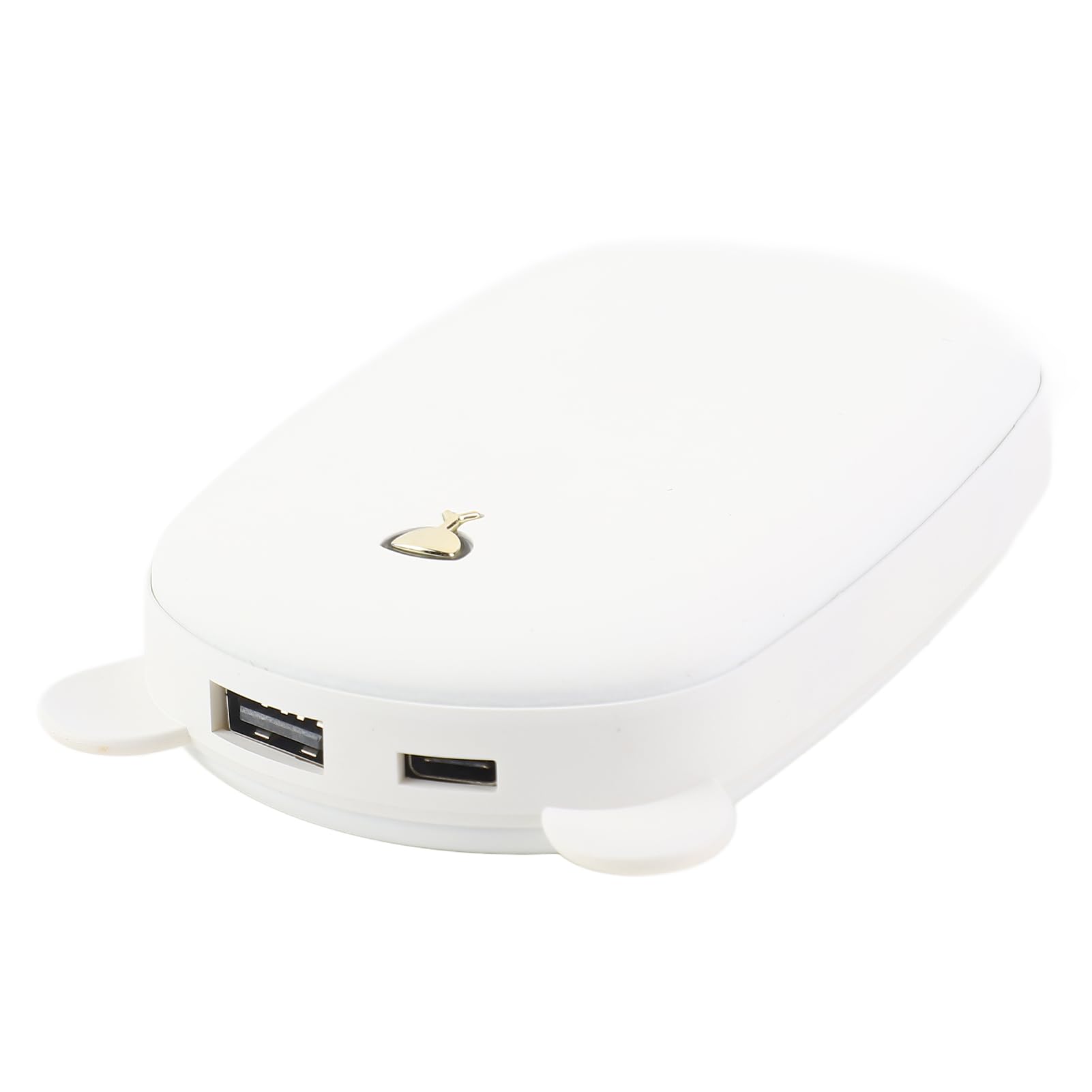 Chauffe-Mains électrique Portable Double Face avec Chargement USB pour Une Utilisation en Extérieur, Matériau ABS Léger, Batterie 3600 MAh, Design élégant