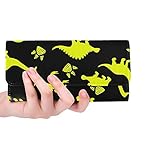 Unique Custom Cute Kids Dinosaurs Girls Boys Women Trifold Wallet Long Purse Credit Card Holder Case...