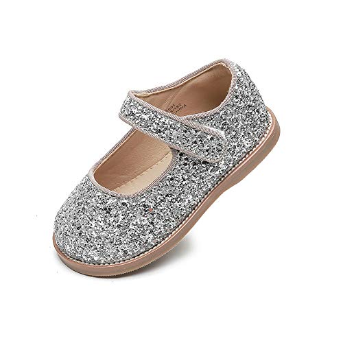 Girls Glitter Ballet Shoes Casual Party Princess Walking Flats4