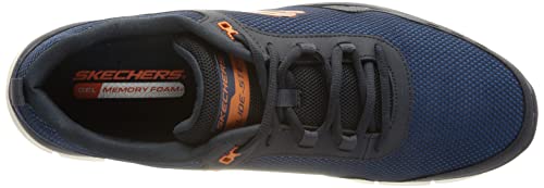 Skechers Men's Glide-Step Flex Sneaker, Navy, 6.5 US