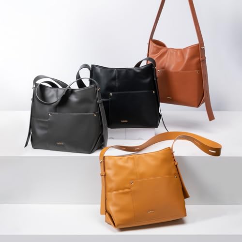 Image of Vulkitty Crossbody Bag Leather Hobo Crossbody Purse and Fashion Women Handbag Ladies New Chic Tote Shoulder Bags