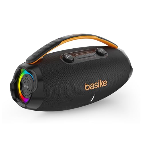 Caixa de Som Bluetooth 80w(MAX) /TWS/FM, Botão Ajustável do Subwo...