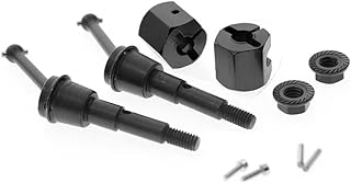 C31877BLACK Alloy Drive Shafts & Hex Drive Hubs for Tamiya SW-01 1/24 Mini Lunch Box, MudMad