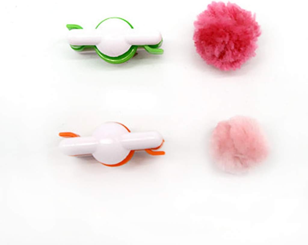 2pcs Pompom Pom-Pom Maker for Fluff Ball Weaver Needle DIY Wool Knitting Craft