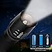 Linterna LED,Recargable USB Alta Potencia 2000 LM Super Brillante Antorcha Táctica Militar...