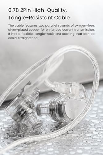 Image of TANCHJIM Bunny Wired Gaming Earphones, HiFi IEM Earbuds with Mic-3.5mm