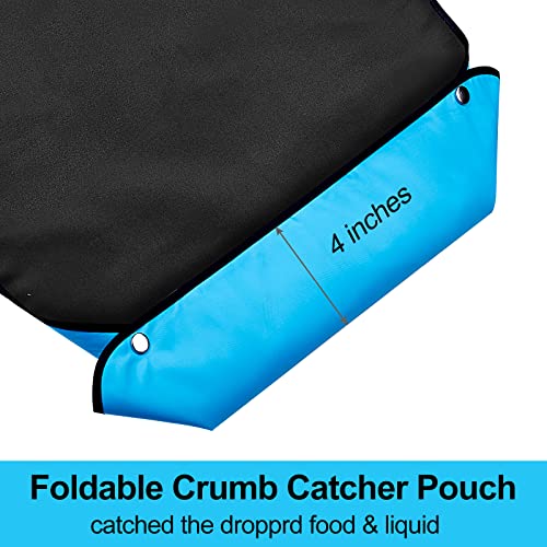 Tockonimn Adult Bibs For Women Eating Washable Waterproof - 7 Pack Bib For Reusable Elderly Adults Crumb Catcher Senior Citizens Dining Adjustable Snap Closure With Crumb Catcher Clothing Protectors #TOP2