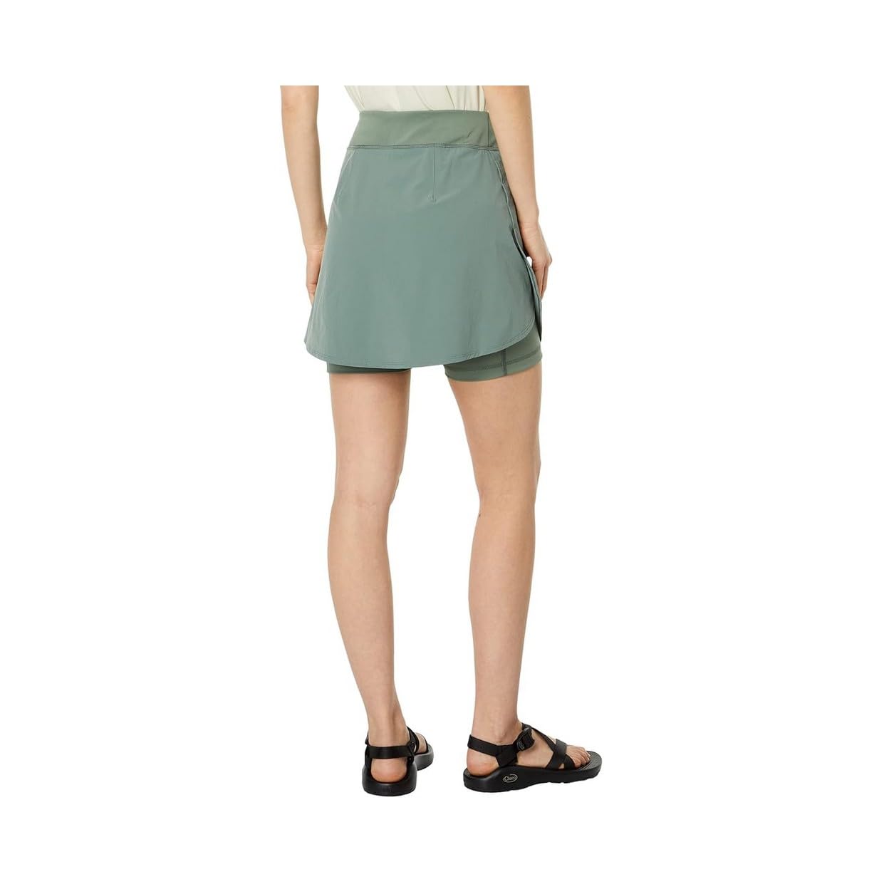 Fjällräven Abisko Midsummer Skort Damen Wanderrock Outdoorrock schwarz schwarz