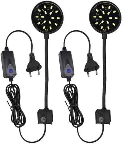 Goshyda Sensorisches Kunststoff-Aquarium Mit LED - Bewegliche Fische, USB Betrieben, 30x22cm