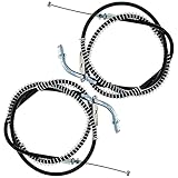 NICHE Push Pull Throttle Cable Set for Kawasaki Vulcan 88 700 750 1500 VN1500A VN1500B VN700 VN750A 54012-1320 54012-0052