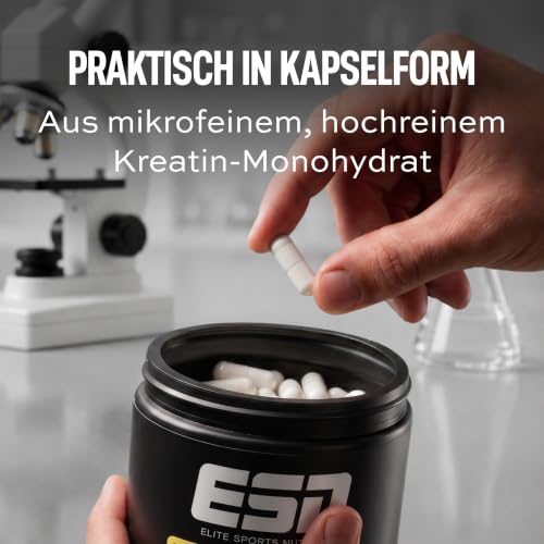 ESN Ultrapure Creatine Monohydrate - 300 Kapseln – Ansicht 5