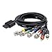 Bitfunx RGB/rgbs Cable Compatible with The N64 64 SNES Video Consoles Composite Cable with Strong Stability F1l4(A)