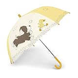Lieferumfang: 1 Sterntaler Regenschirm Hanno und Edda, Größe: 59,50 x 35 cm, Ø 70 cm, Farbe: Gelb