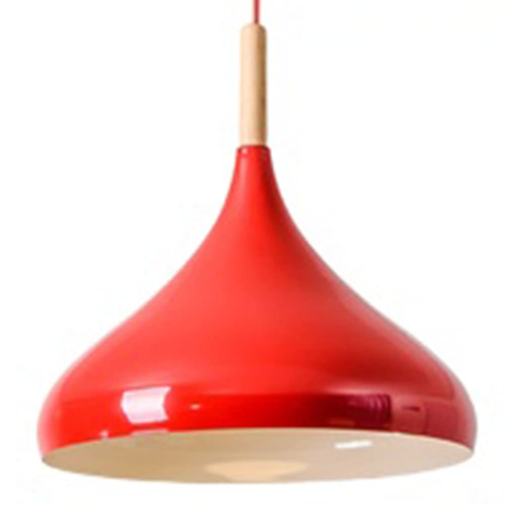 Suspension vintage en bois E27 lustre de plafond rustique cuisine et salon