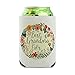 Best Grandma Ever Floral Can Cooler - Drink Sleeve Hugger Collapsible Insulator - Beverage Insulated Holder