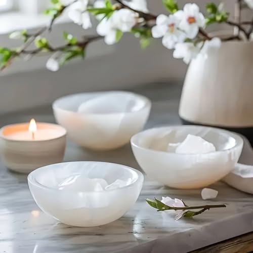 Purifier vos pierres sans eau grâce au bol en plâtre marocain 6cm